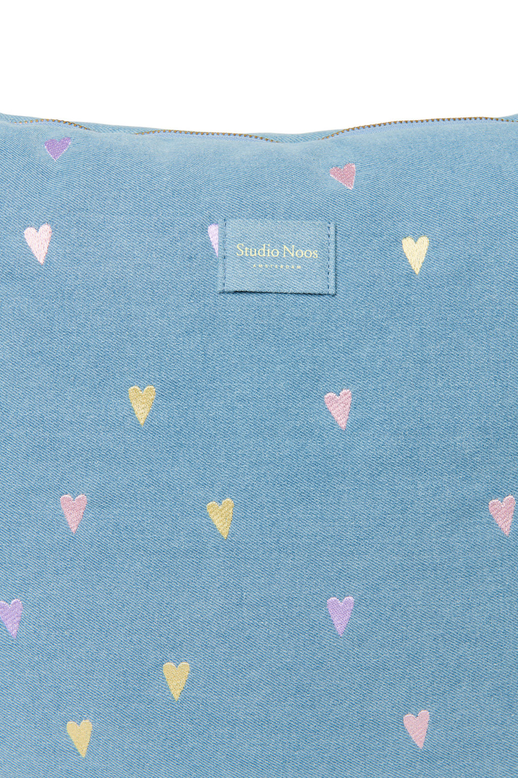 Denim Diaper Bag 0251 Hearts L. Blue Bild 7