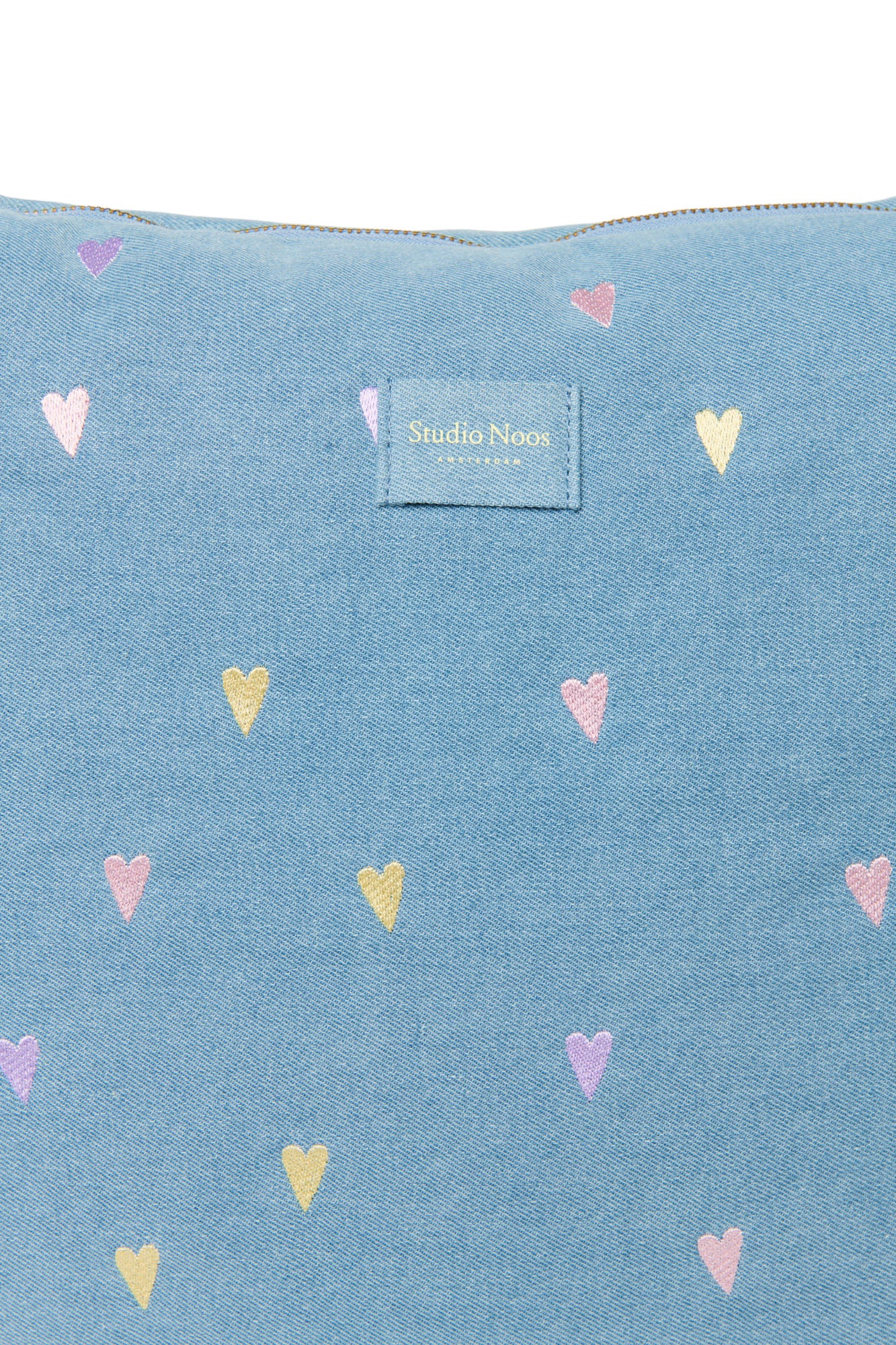 Denim Diaper Bag 0251 Hearts L. Blue Bild 7