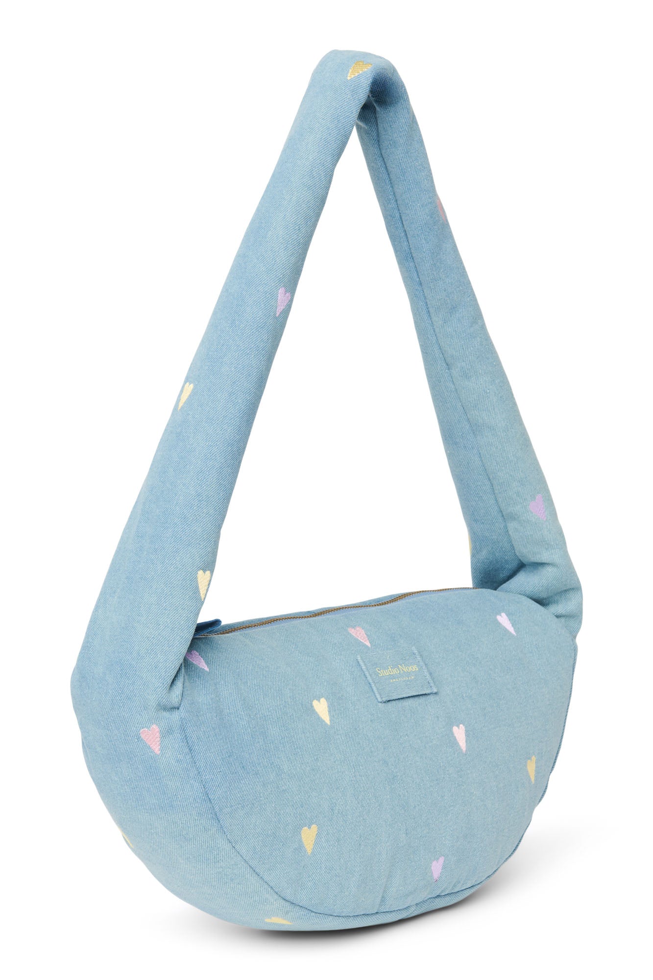 Denim Mini Cross Body Bag 0251 Hearts L. Blue Bild 2