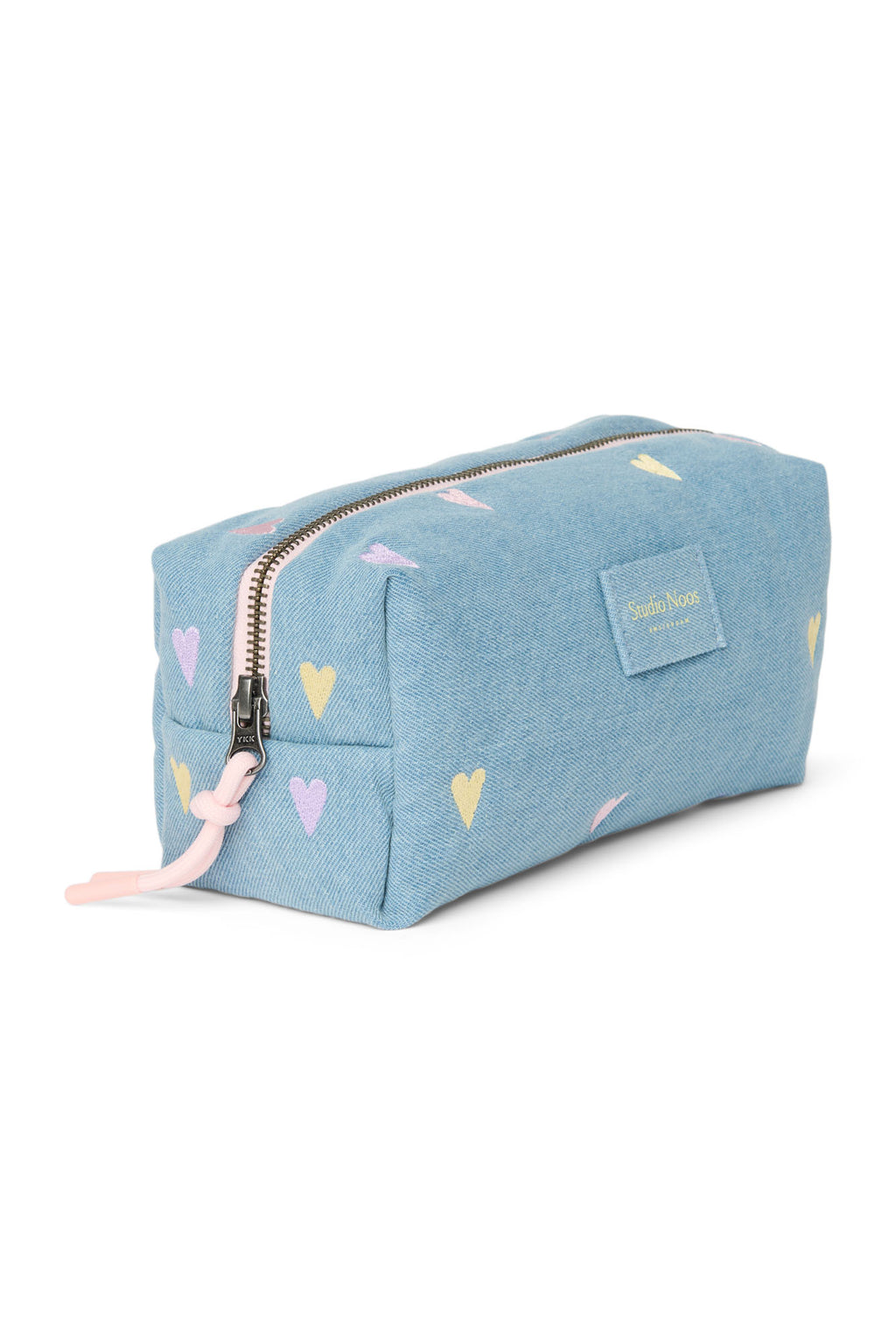 Denim Pouch 0251 Hearts L. Blue Bild 2