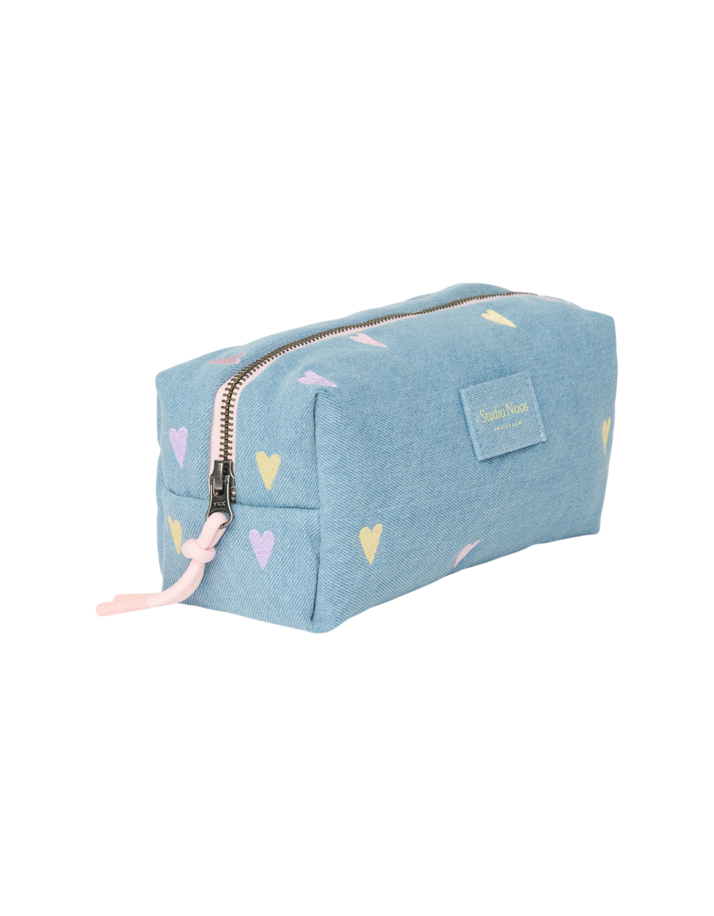 Denim Pouch 0251 Hearts L. Blue Bild 2