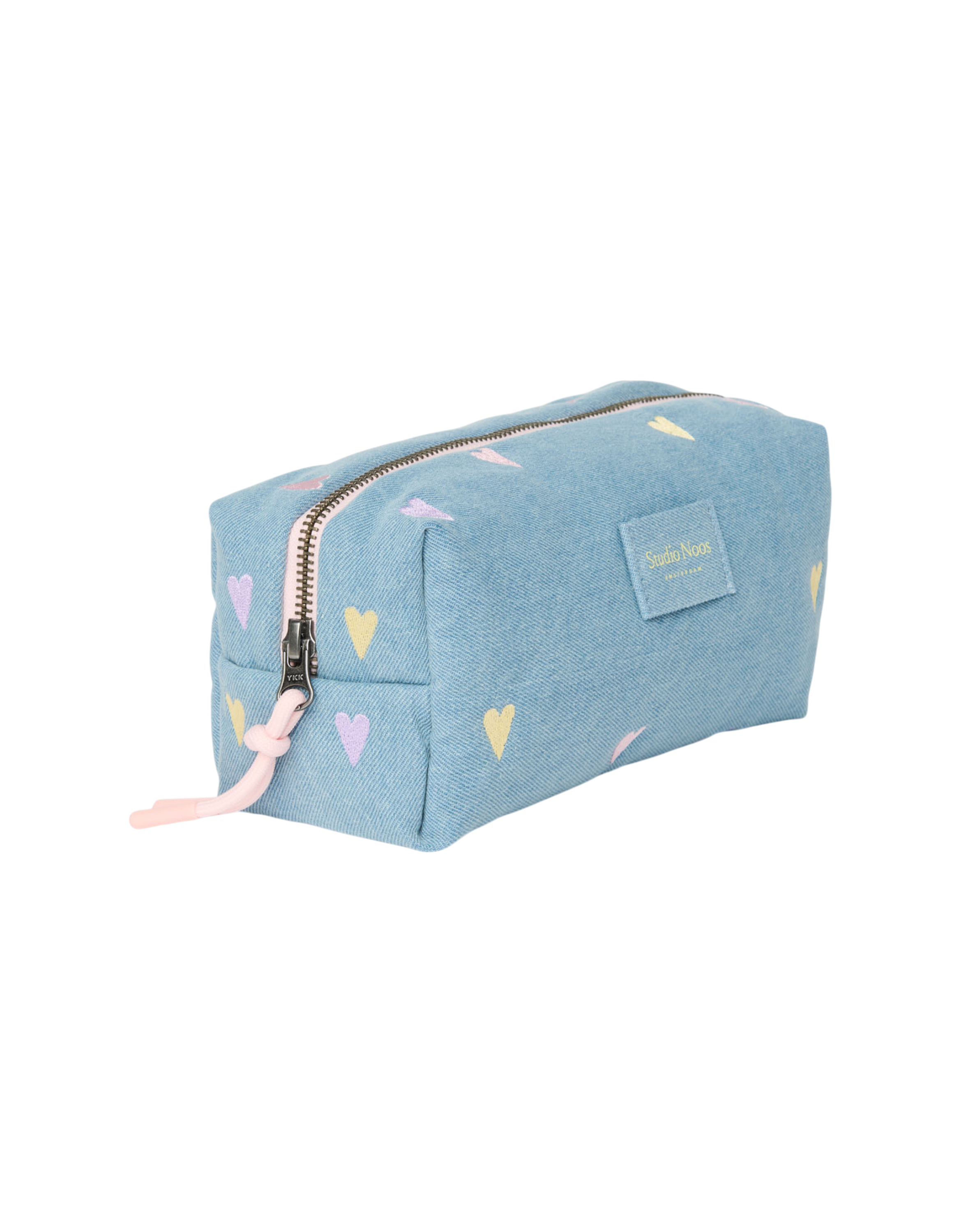 Denim Pouch 0251 Hearts L. Blue Bild 2