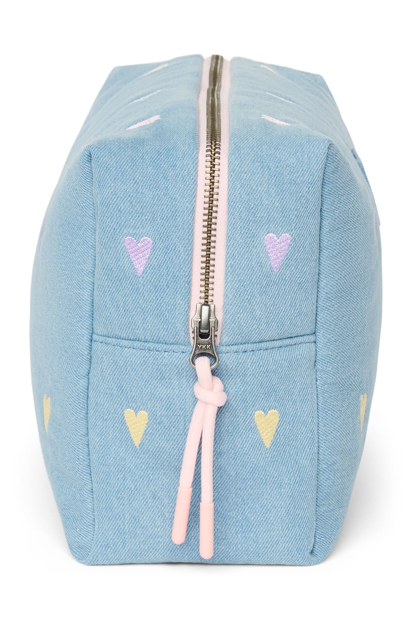 Denim Toiletry Bag 0251 Hearts L. Blue Bild 3