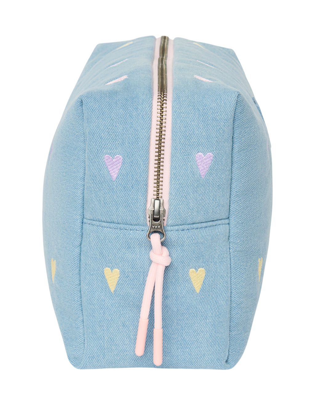 Denim Toiletry Bag 0251 Hearts L. Blue Bild 3