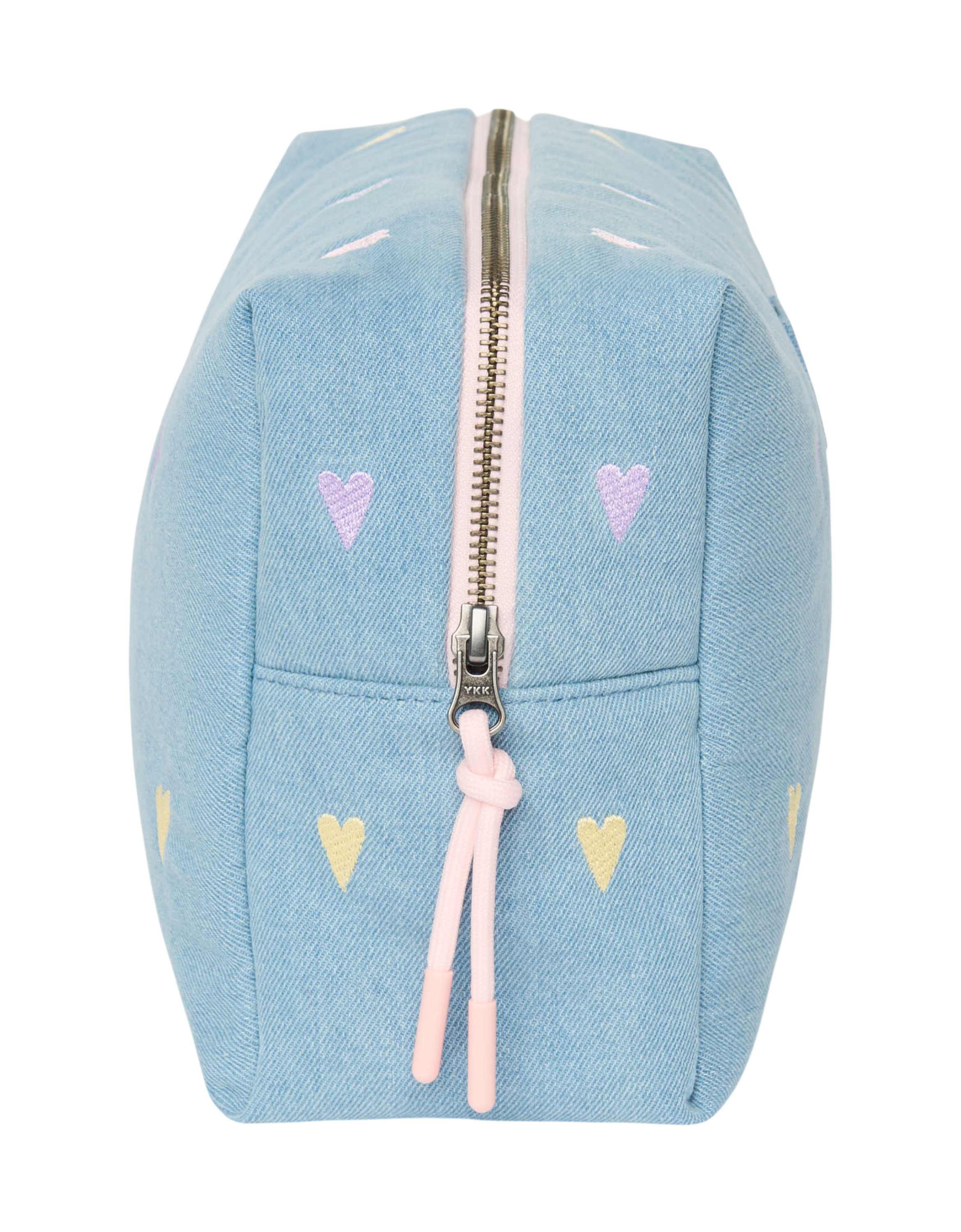 Denim Toiletry Bag 0251 Hearts L. Blue Bild 3