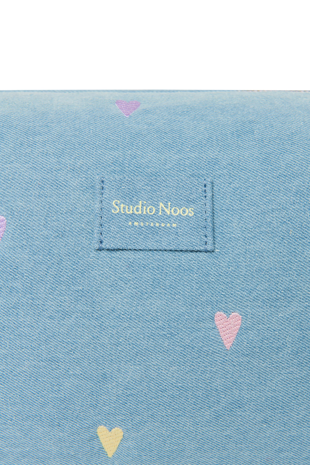 Denim Toiletry Bag 0251 Hearts L. Blue Bild 5