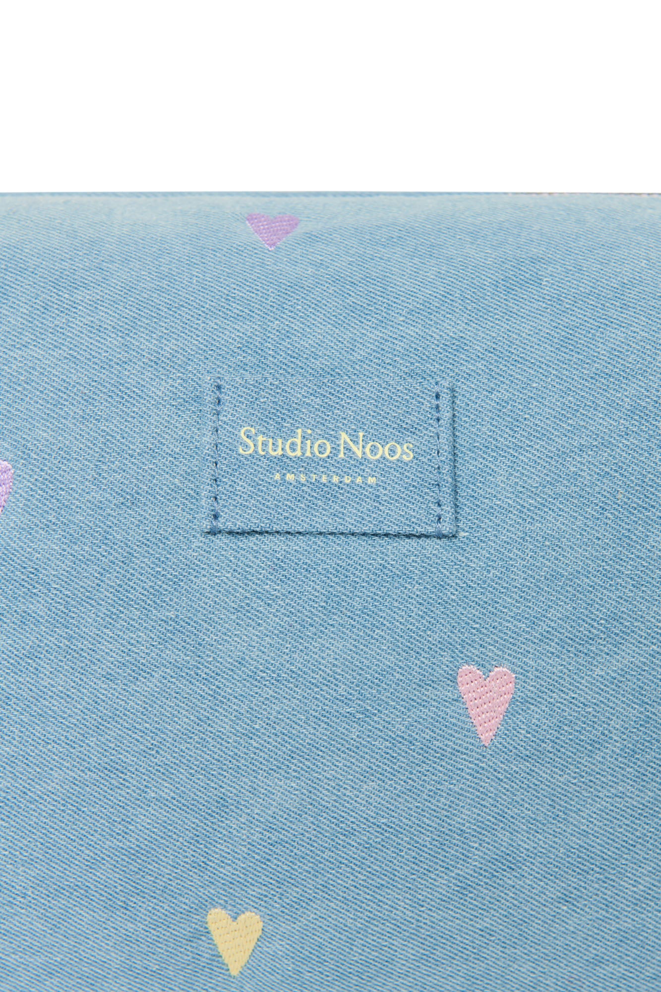 Denim Toiletry Bag 0251 Hearts L. Blue Bild 5