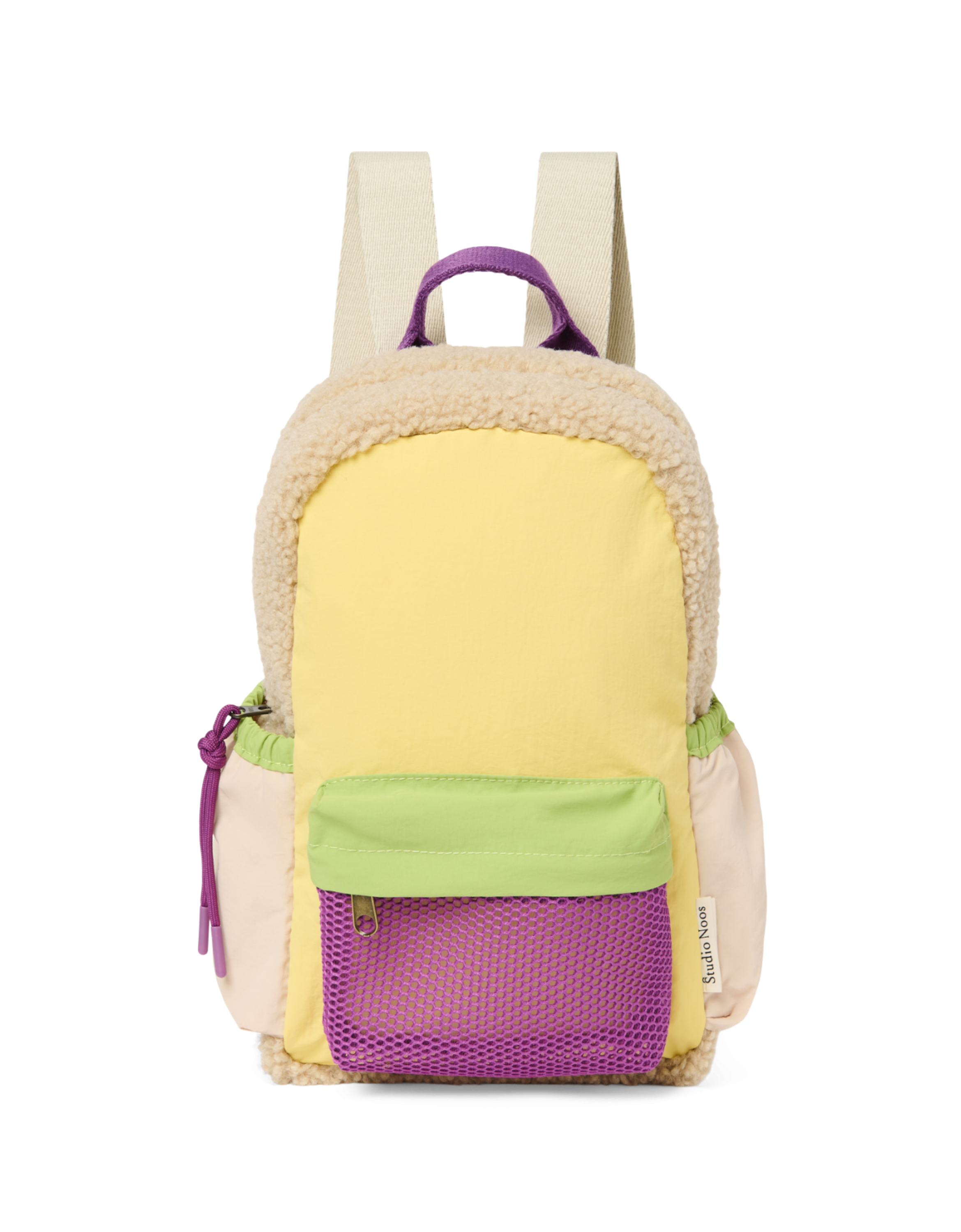 Patchwork Midi Backpack 0652 Butter Yellow Bild 1