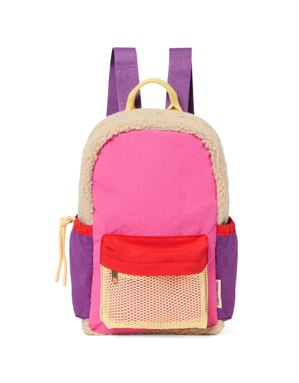Patchwork Mini Backpack 0606 Bright Pink Bild 1