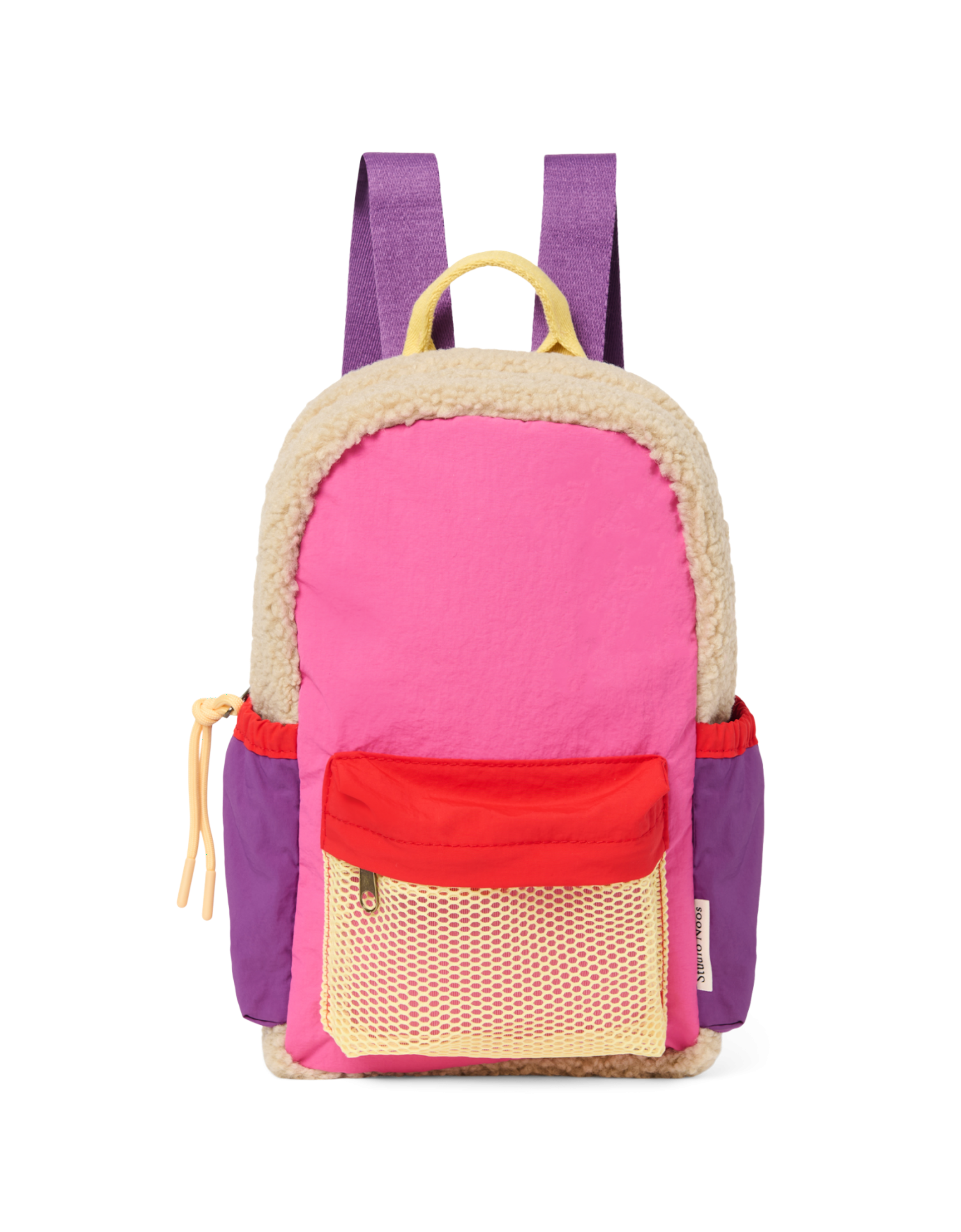 Patchwork Mini Backpack 0606 Bright Pink Bild 1