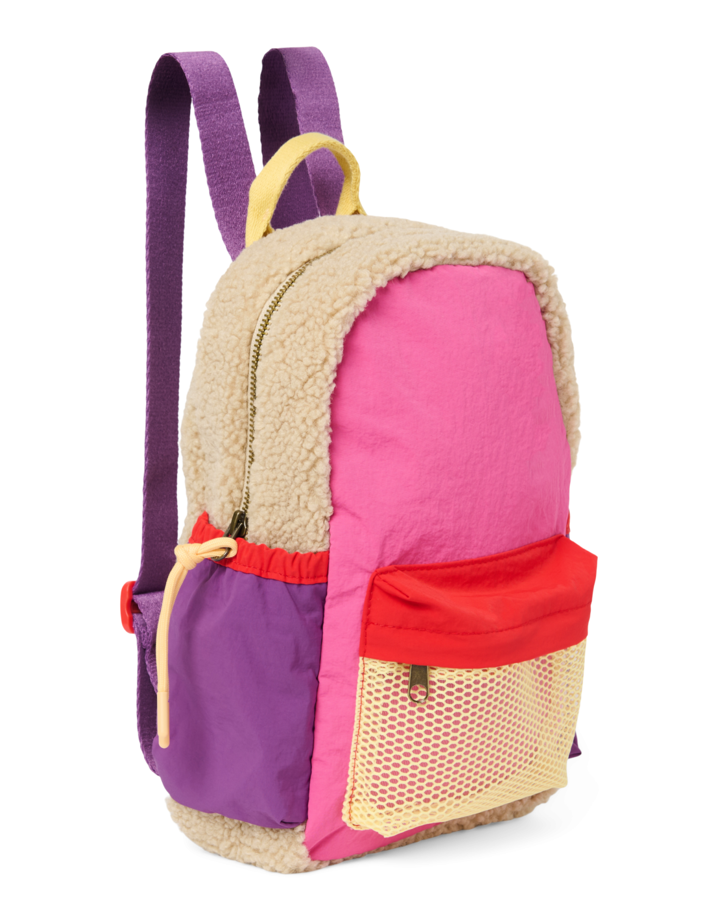 Patchwork Mini Backpack 0606 Bright Pink Bild 3