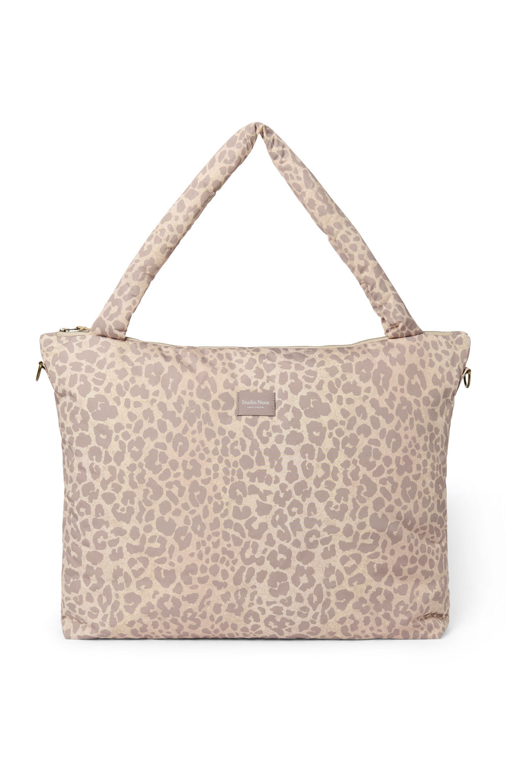 Puffy Diaper Bag Beige Leopard Bild 1
