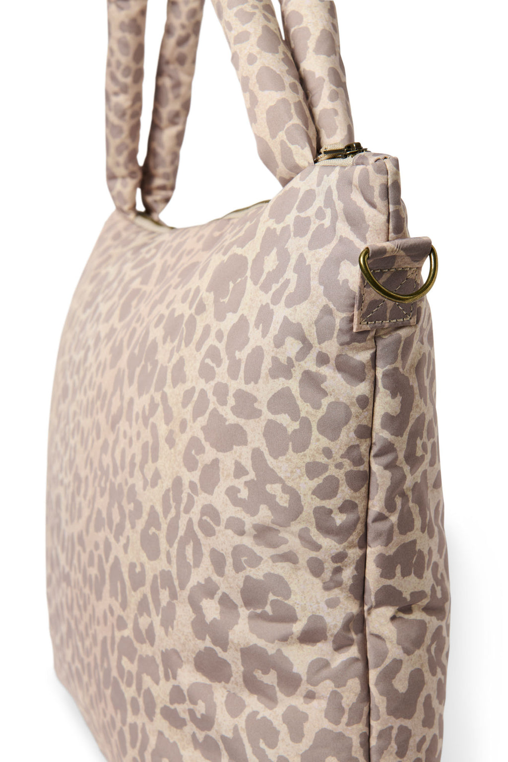 Puffy Diaper Bag Beige Leopard Bild 3