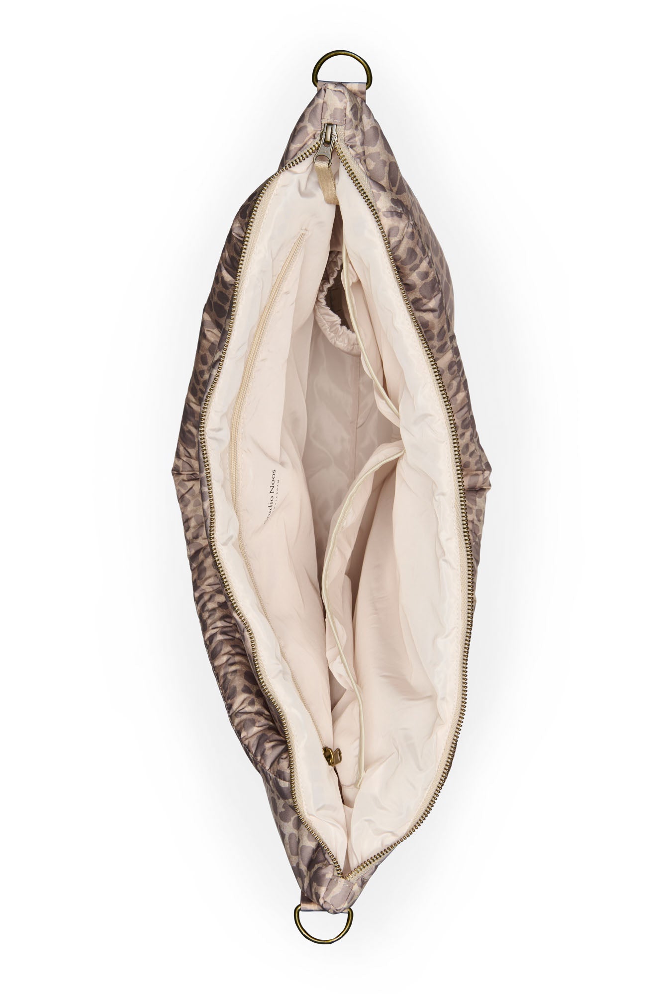 Puffy Diaper Bag Beige Leopard Bild 6