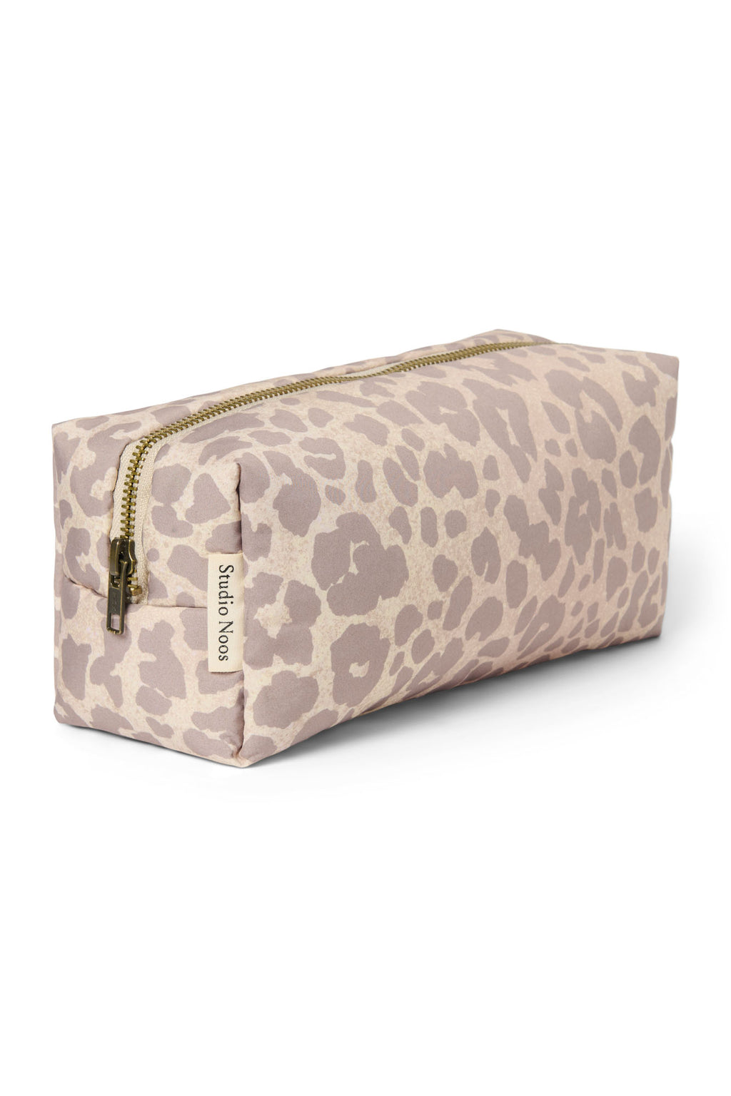 Puffy Pouch Beige Leopard Bild 1