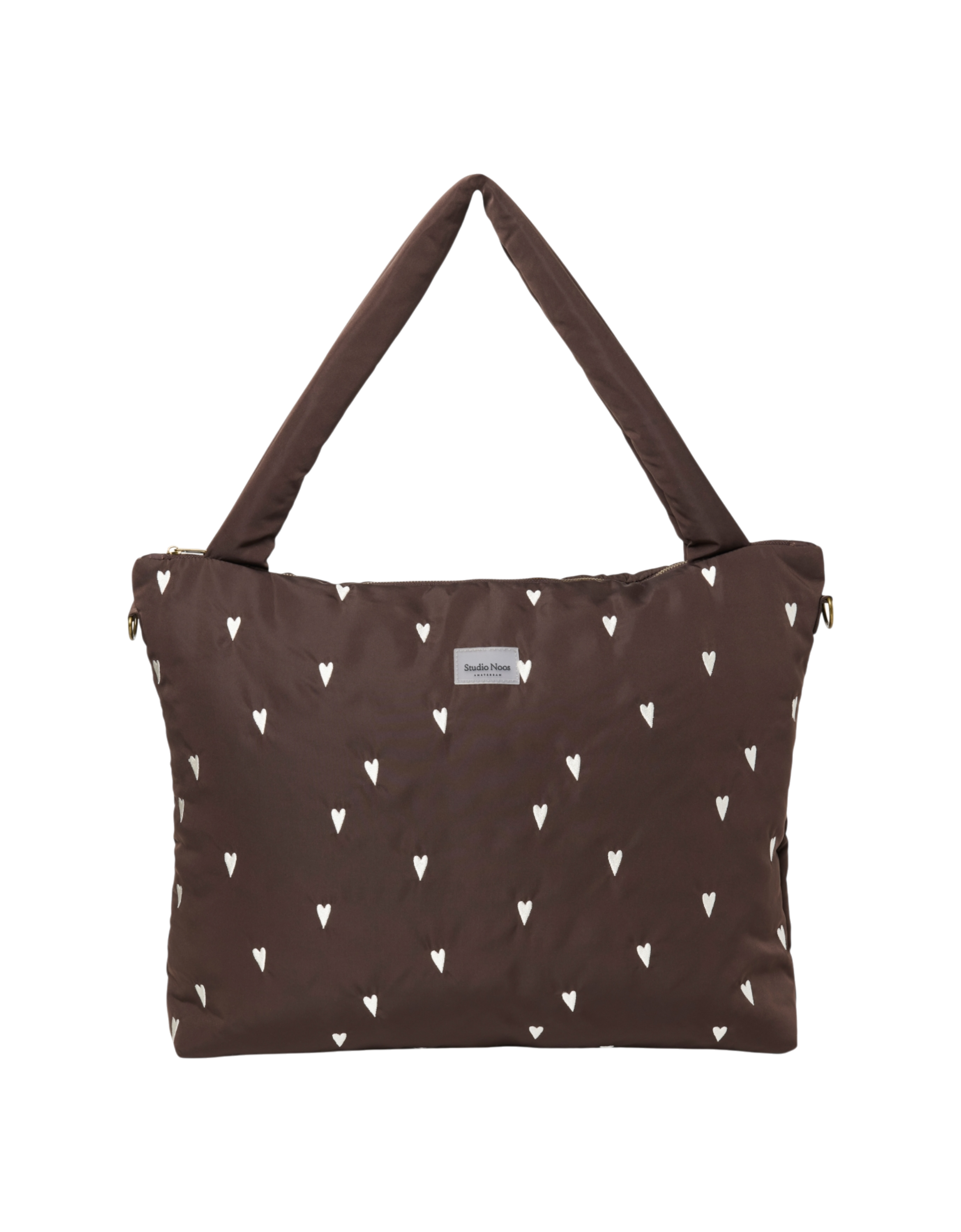Puffy Wickeltasche brown Hearts Bild 1