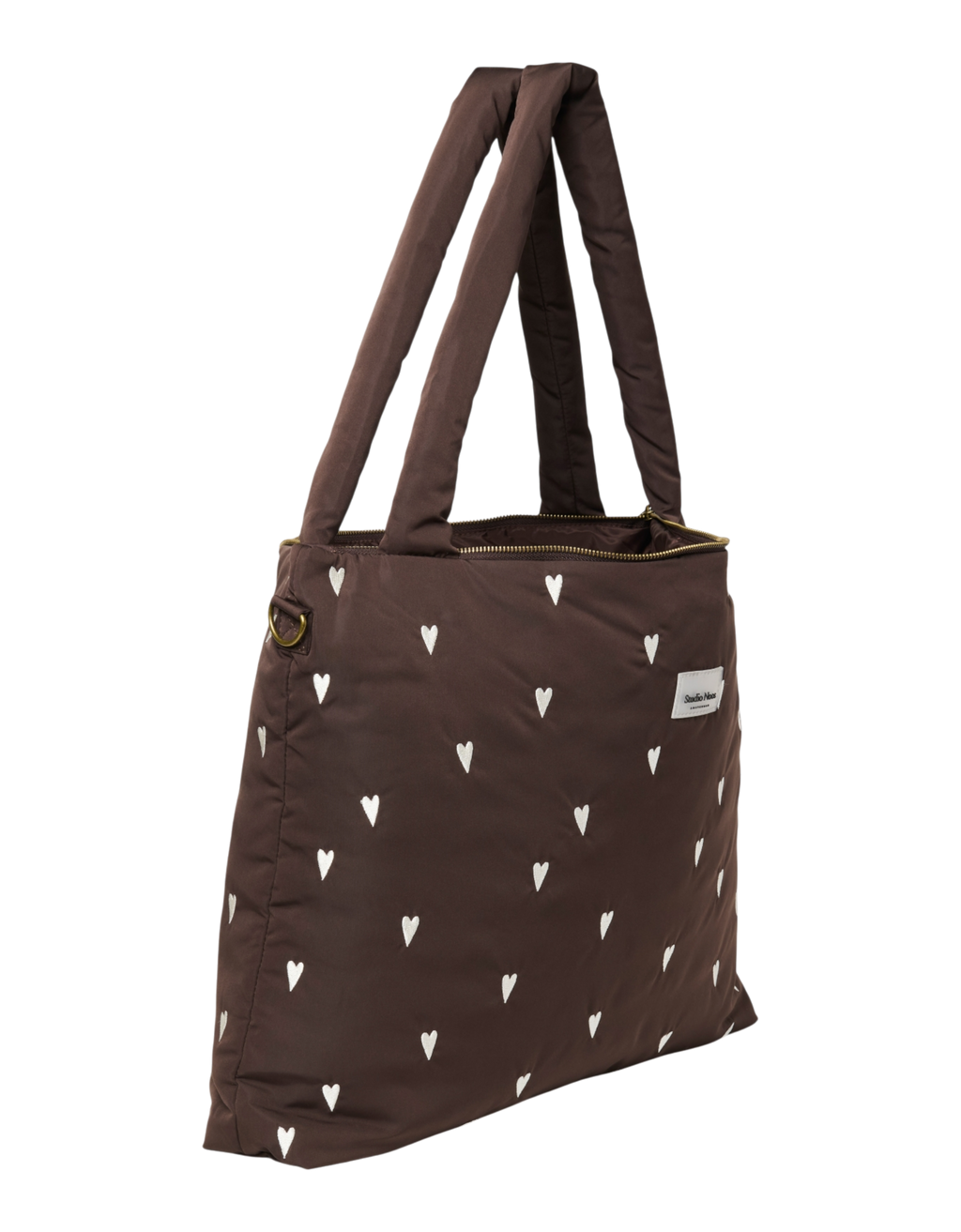 Puffy Wickeltasche brown Hearts Bild 2