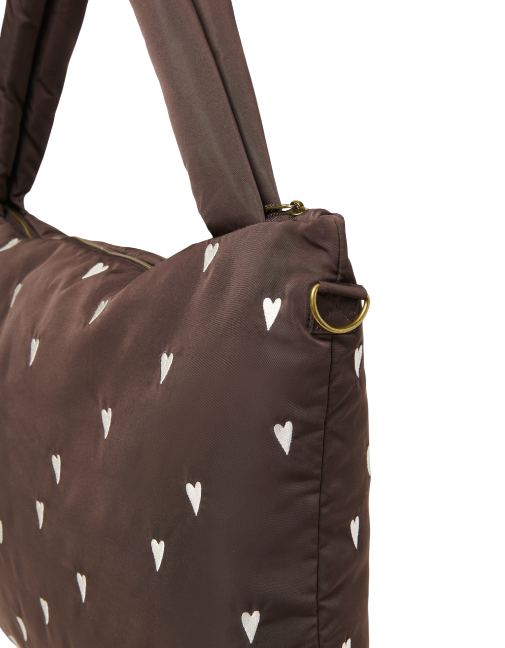 Puffy Wickeltasche brown Hearts Bild 3