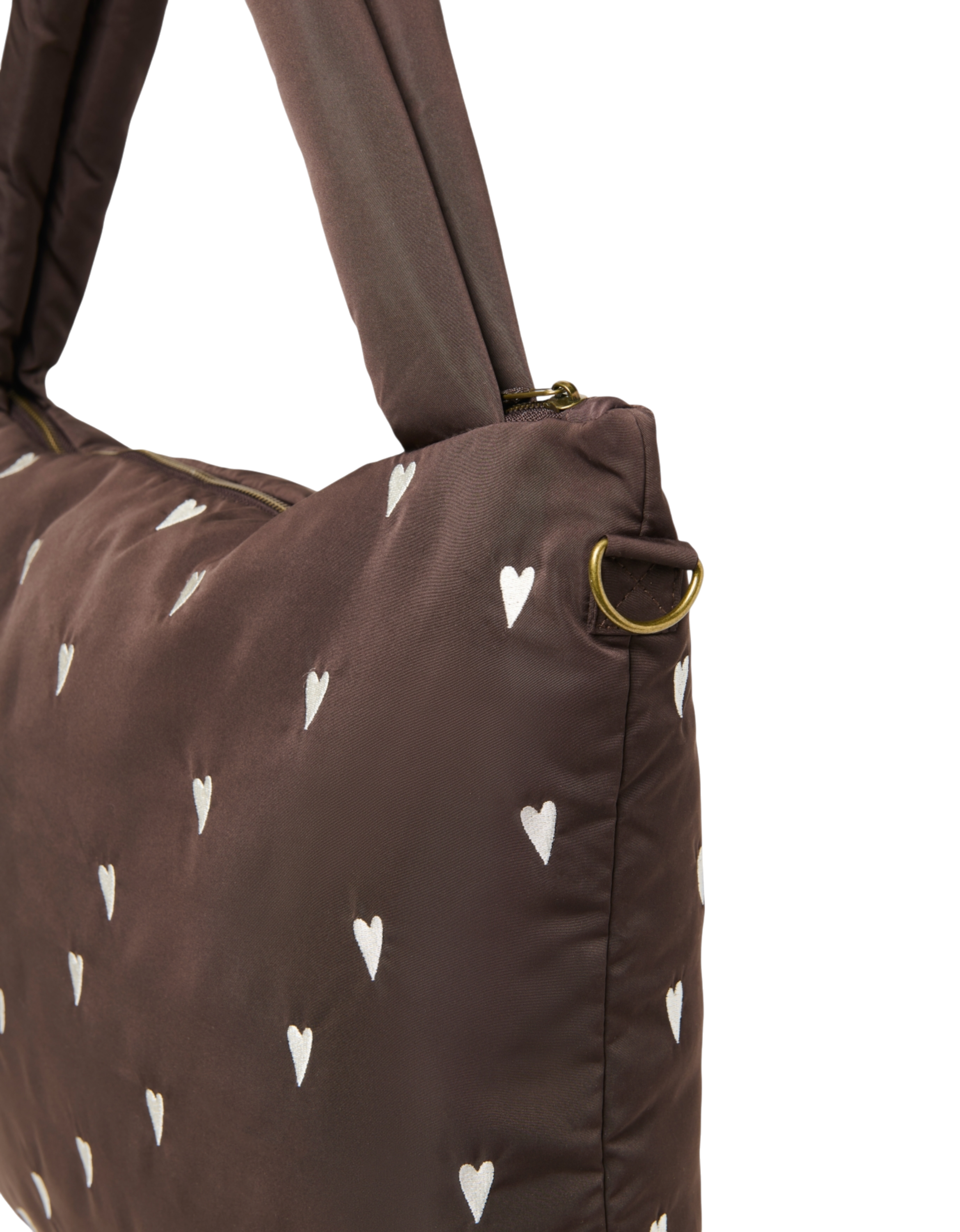 Puffy Wickeltasche brown Hearts Bild 3