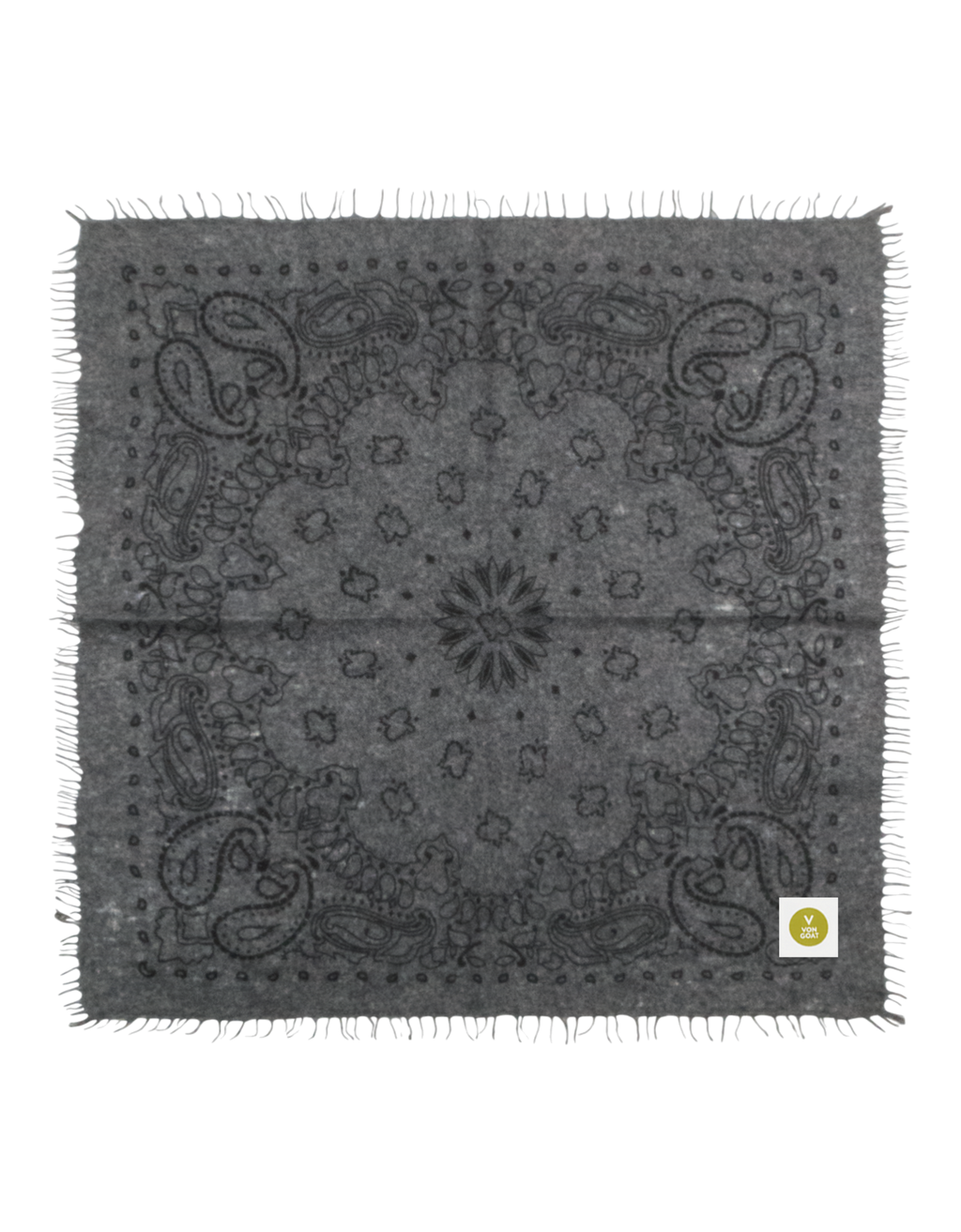 Bandana Paisley grau Bild 2