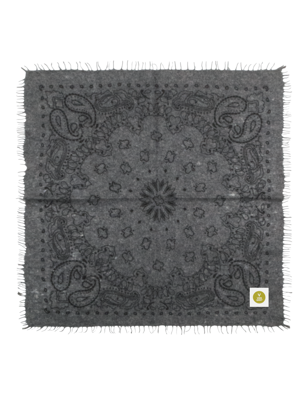 Bandana Paisley grau Bild 2