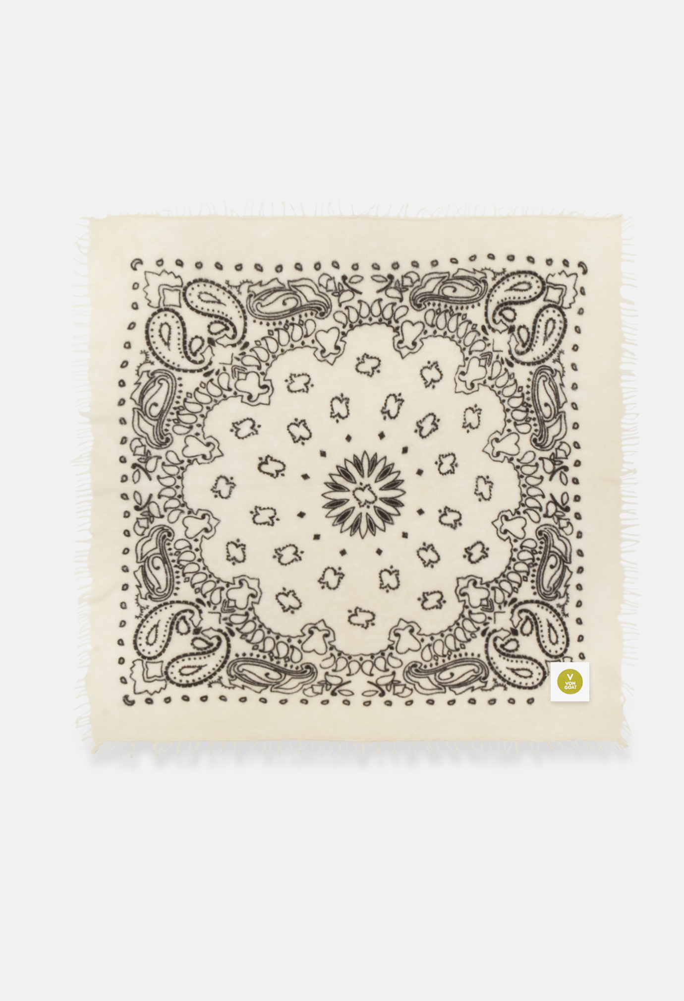Bandana Paisley white Bild 2