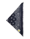Bandana Paisley dark navy/white Bild 1