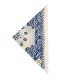 Bandana Paisley beige und dunkelblau Bild 1