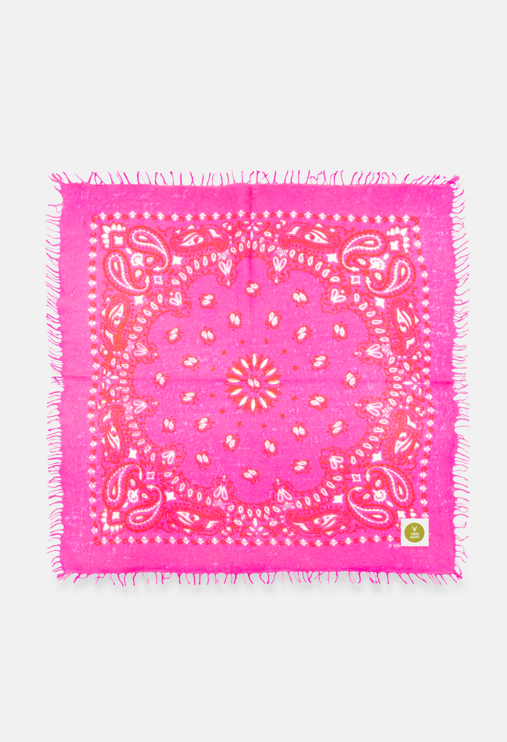 Bandana Paisley und orange Bild 2