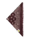 Bandana Paisley braun und weiß Bild 1
