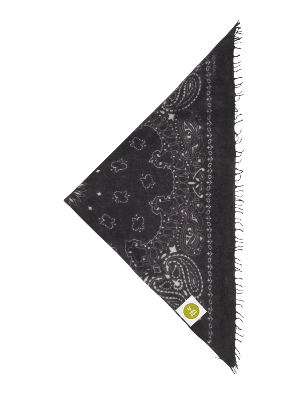 Bandana Paisley weiß/schwarz Bild 1