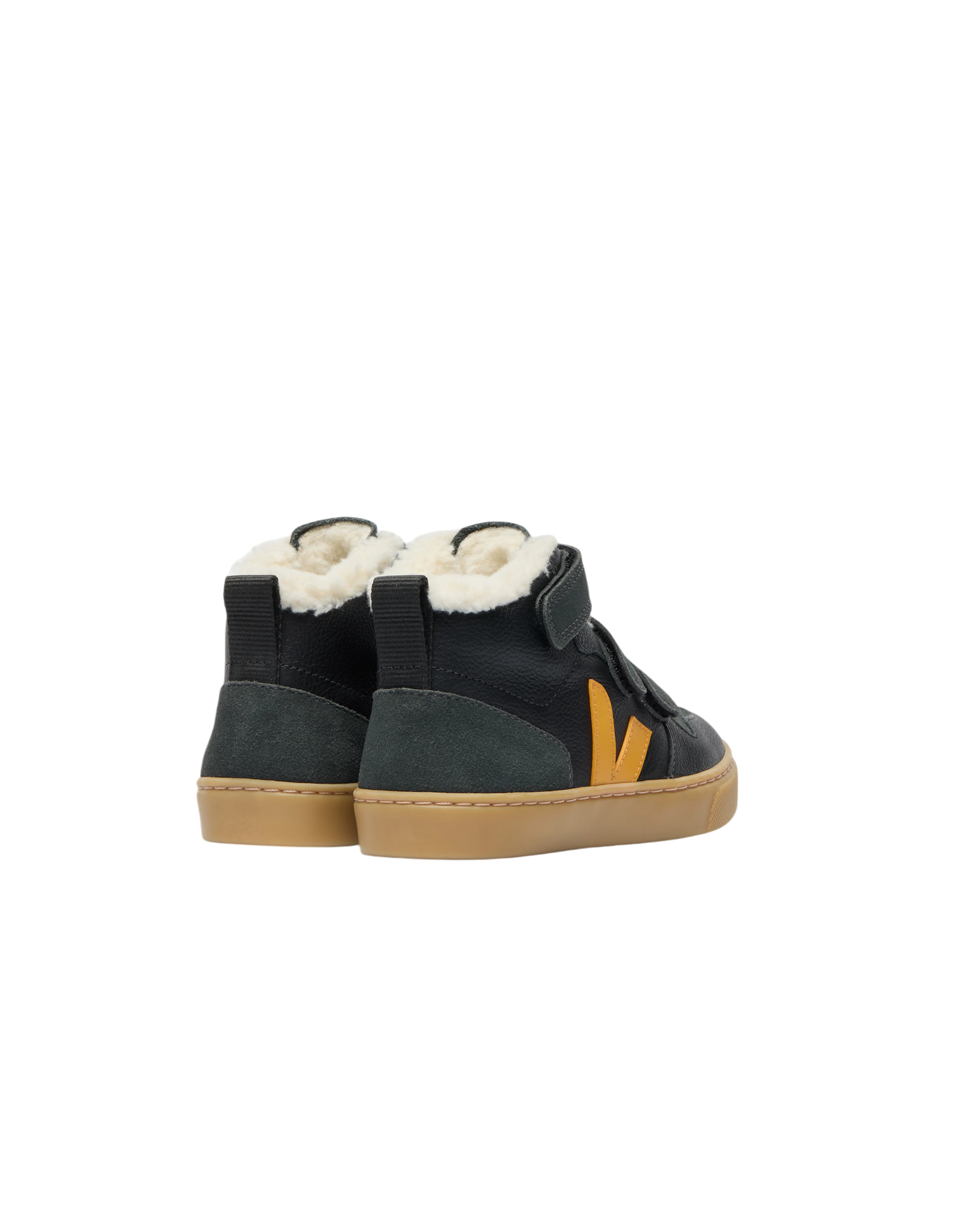 V-10 MID FURED LEATHER Black_Ouro_Grafite Bild 3